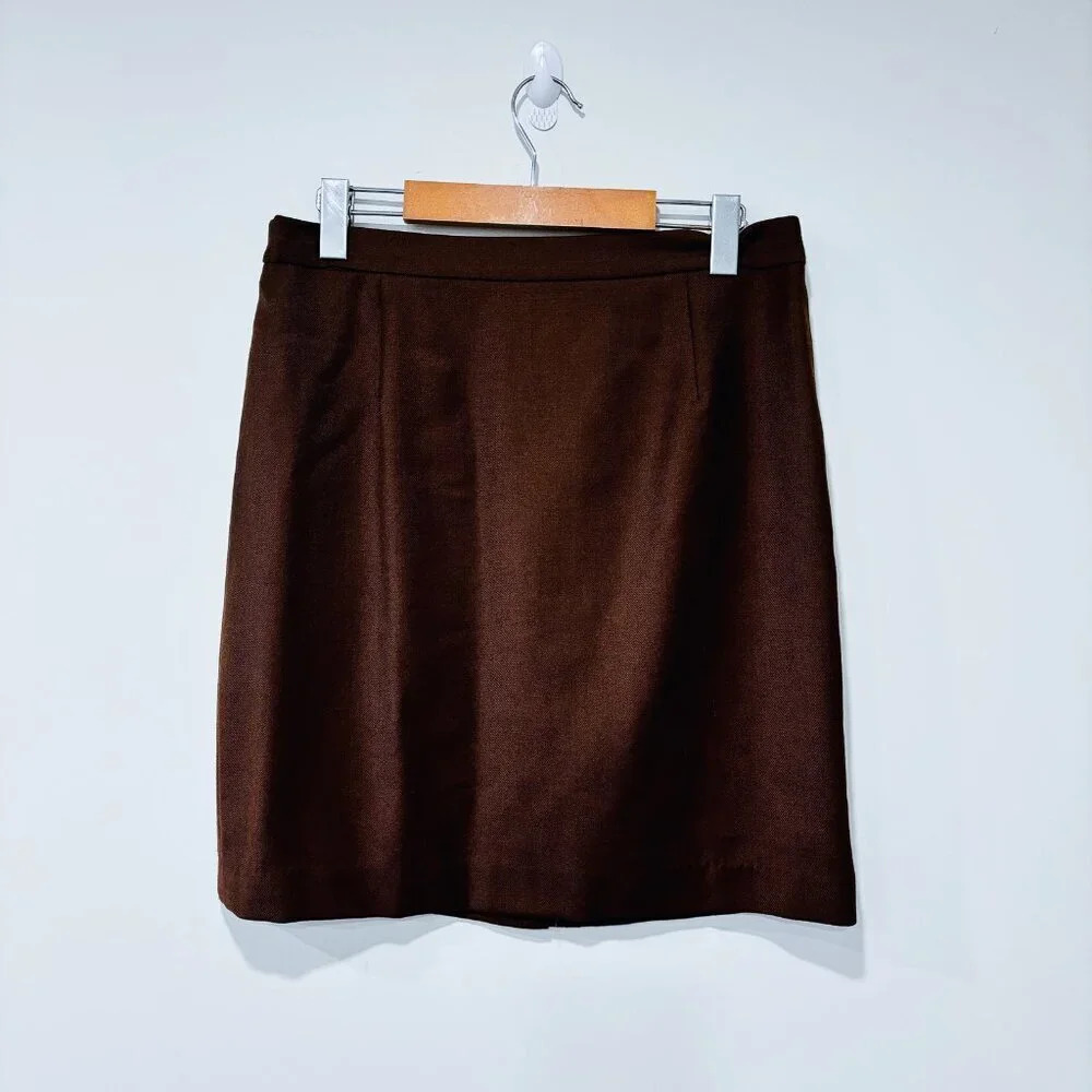 CREATIVE HARMONY Brown‎ wool  skirt